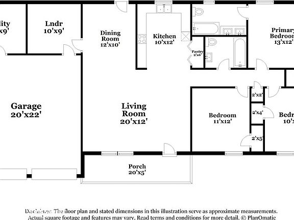 primary bedroom
