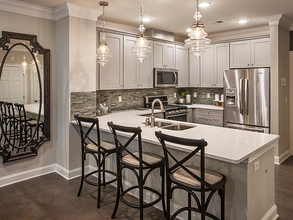 The Murray Hill has an open kitchen with plenty of cabinet space