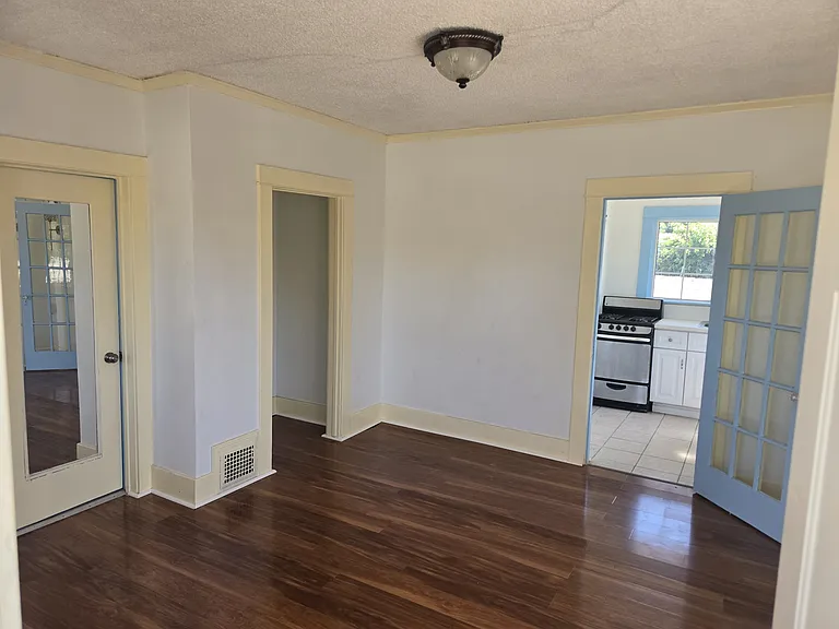 Living Room with kitchen entrance