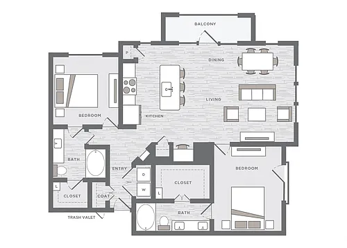 Floor plan B6