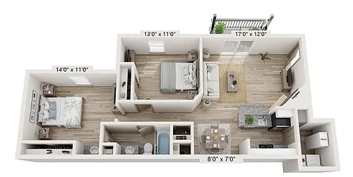 Floor plan Willow