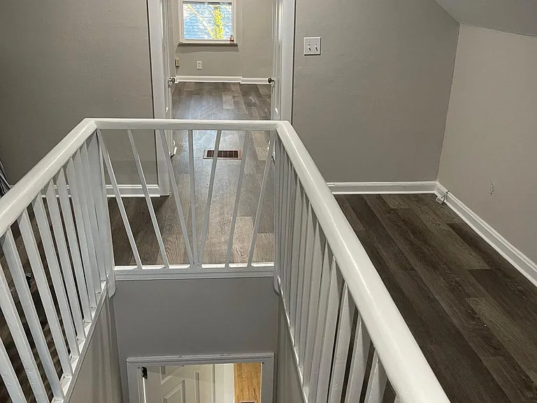 Extra space outside of master bedroom.