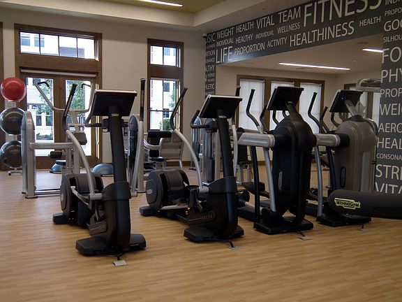 24 HR Gym with Excercise room, video excersice programs