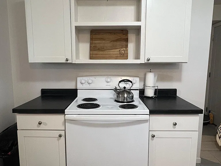 Kitchen - before built in microwave is installed