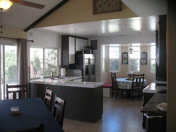 Kitchen and dining area