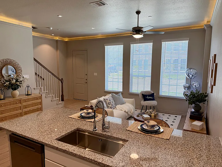 Open Concept Living/Dining Room (Plan 2221)