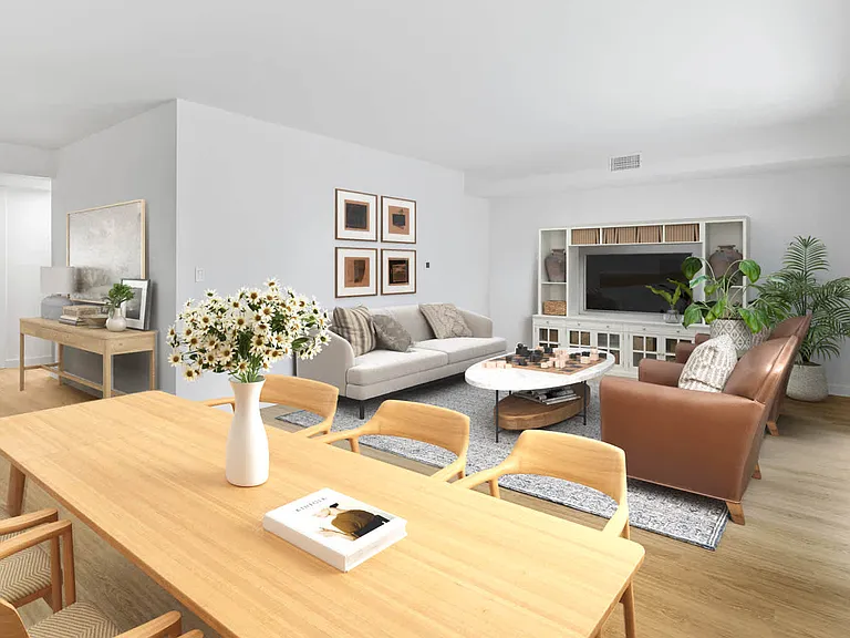 Living Room with Hard Surface Flooring