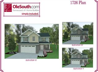 1726 Elevation GHI Plan, Brandon Woods, Spring Hill, TN 37174