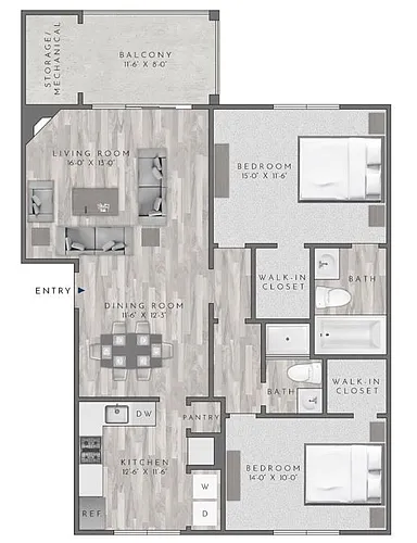 Floor plan B2