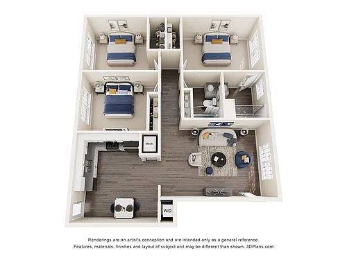 Floor plan 3X2W