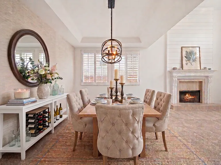 Formal Dining Area - Virtually Staged