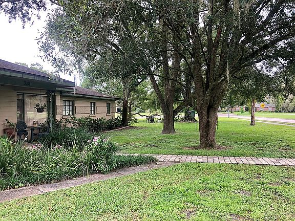 Shady front yard. 