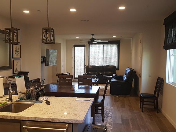 View from Kitchen to Living Room