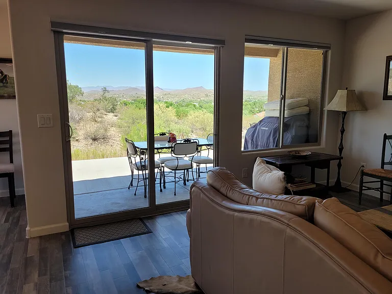 Access to back patio and BBQ
