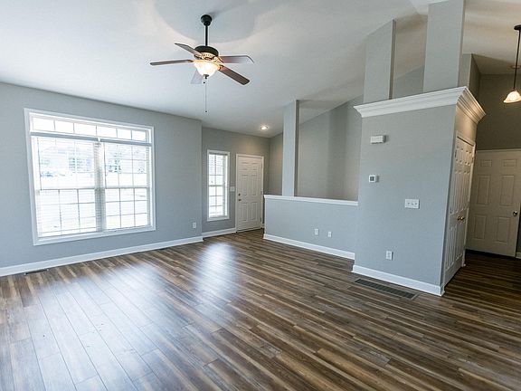 Open Concept Living/Kitchen Space featuring Vaulted Ceilings