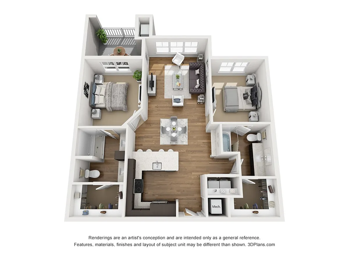 Floor plan B2A