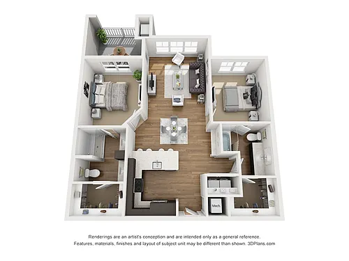 Floor plan B2A