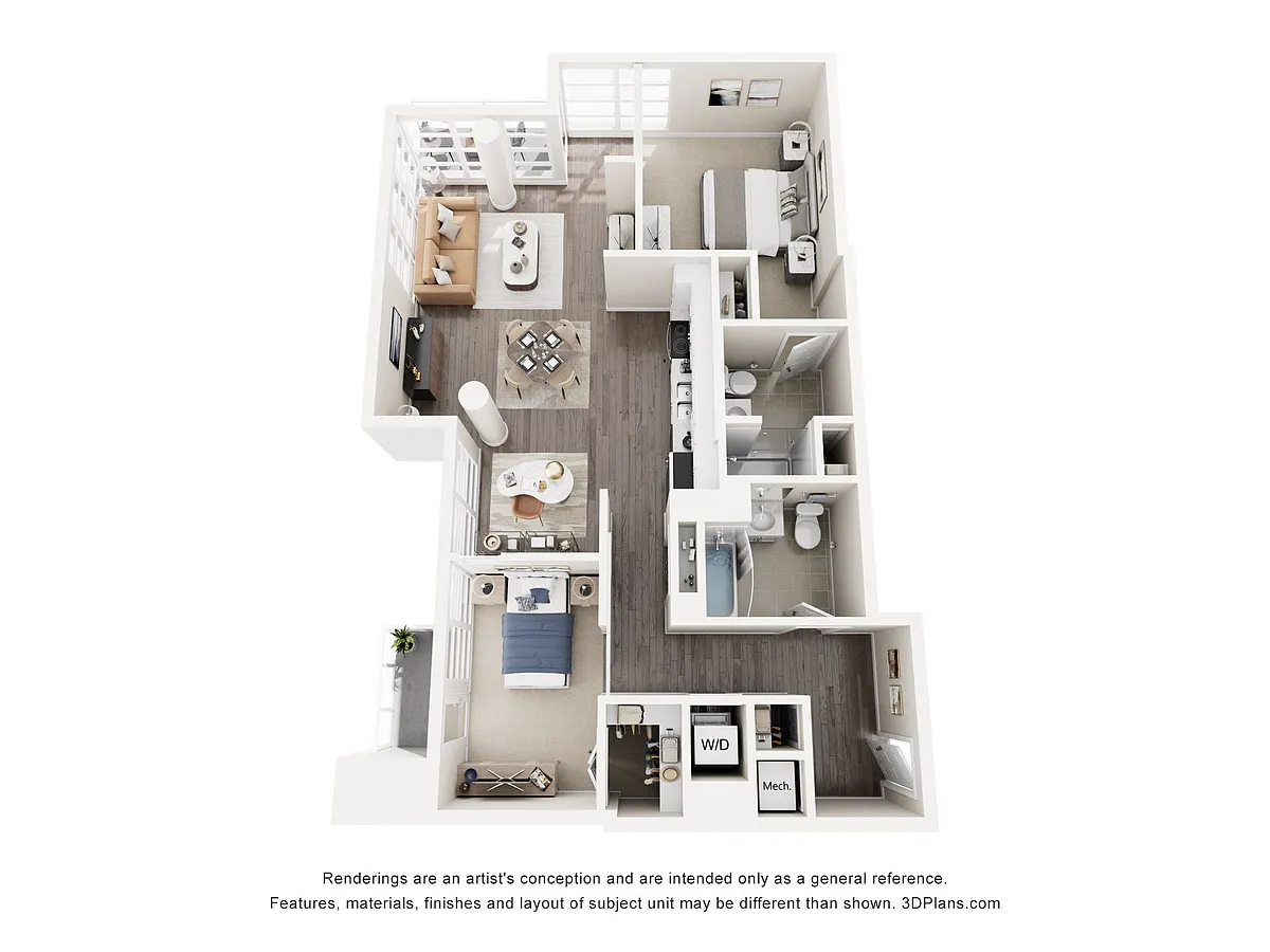 Floor plan B7D