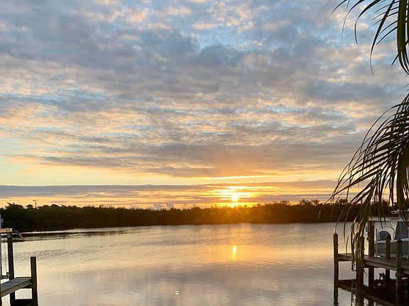 Sunrise over Sykes Creek