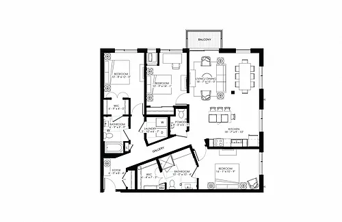 Floor plan D2
