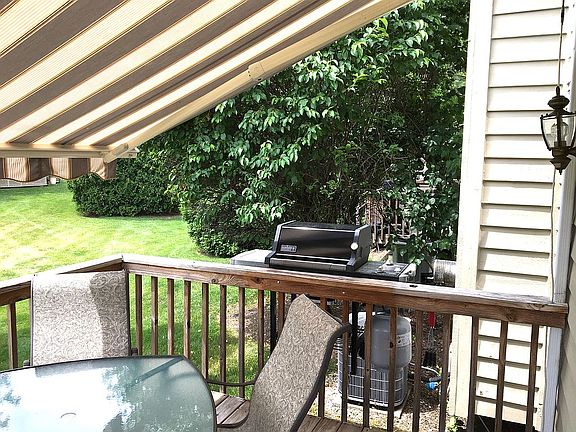 space saving grill set up