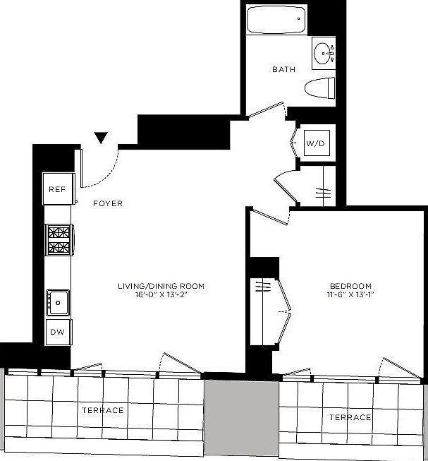 1st image of 625 W 57th St APT 461
