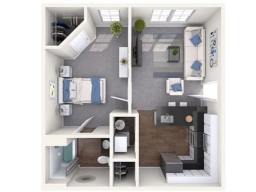 Floor plan The 600
