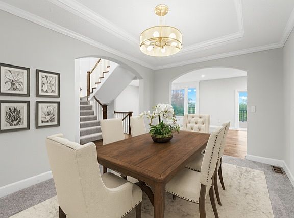 Virtually Staged Dining Room
