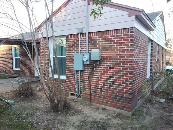 Back and south side of house