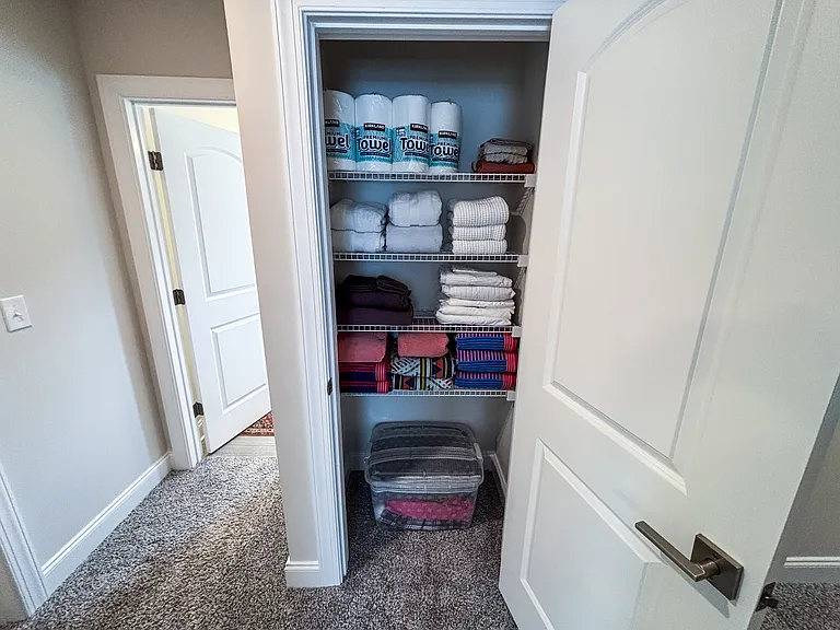 Hallway linen closet