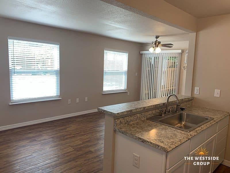 renovated open floor plan