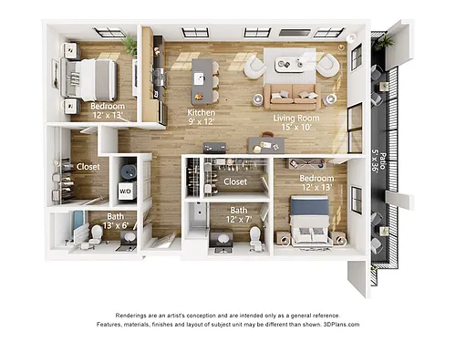 Floor plan Tennyson