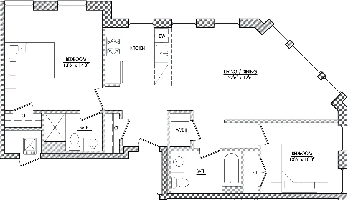Floor plan B3-1
