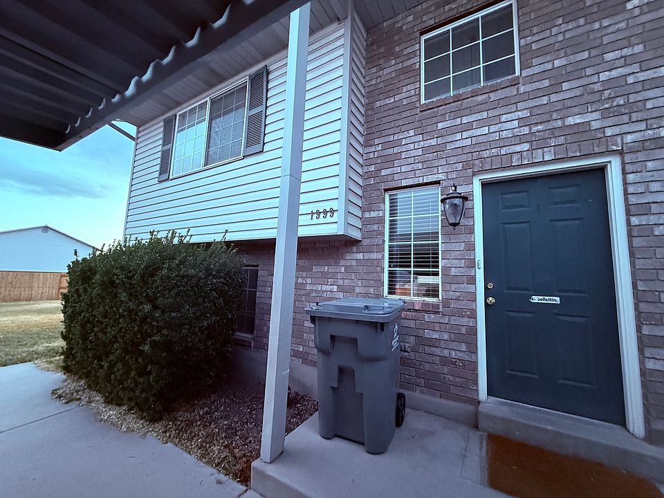 Front door. End unit.
