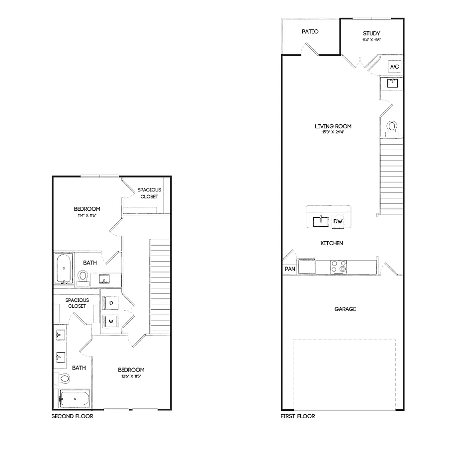 Floor plan TH4A