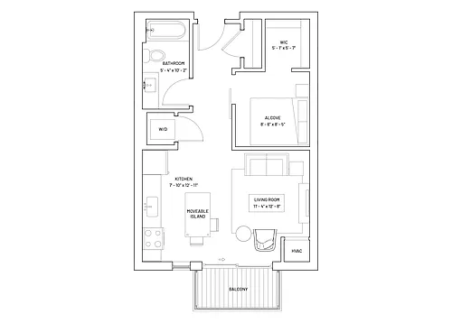 Floor plan Cove 1