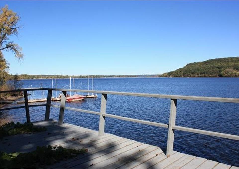 View of St Croix River from deck