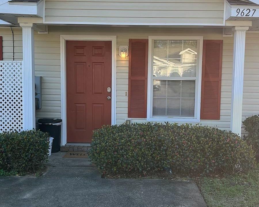 front of unit
