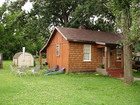 front of house and shed