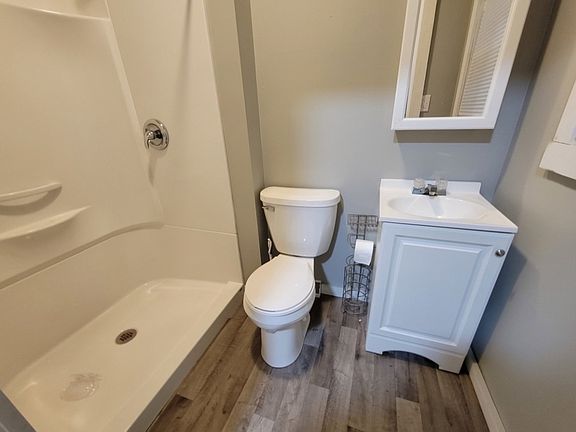 Bathroom with walk in shower