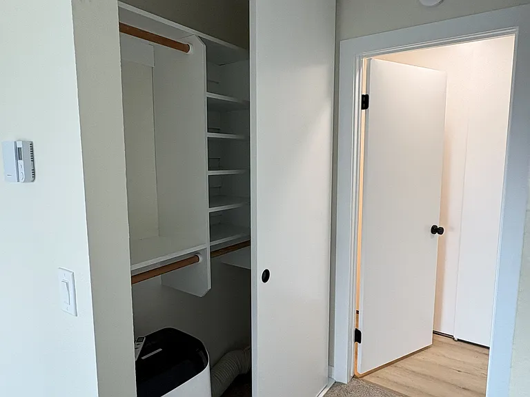 Built in closet organizers!