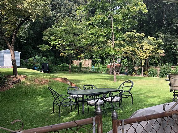 Large level backyard