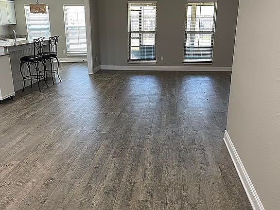 Walk in the front door.