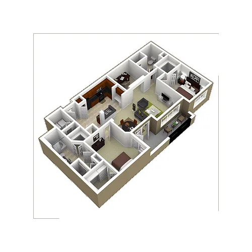 Floor plan B5 (The Westheimer)