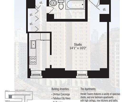 2nd image of 50 W 34th St APT 18A5
