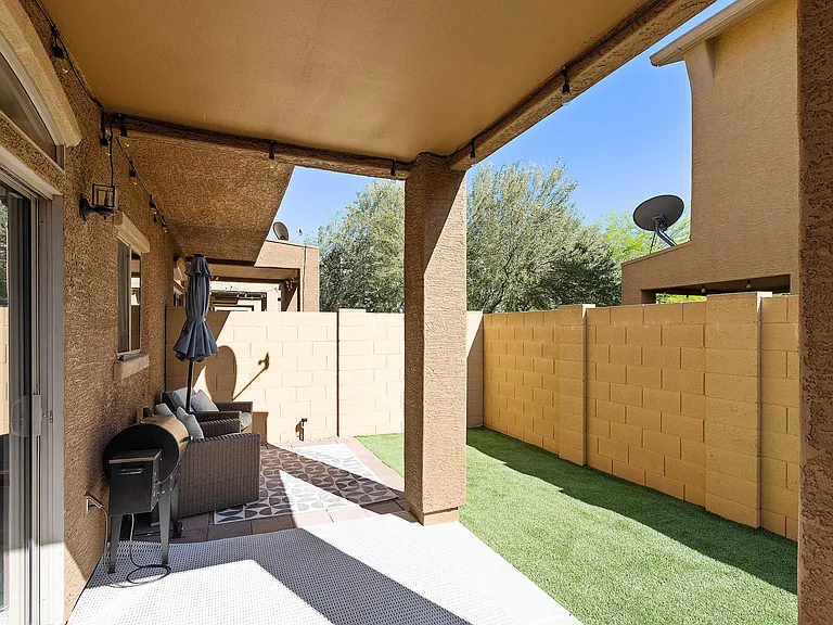 Covered patio