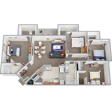 Floor plan Four Bedroom