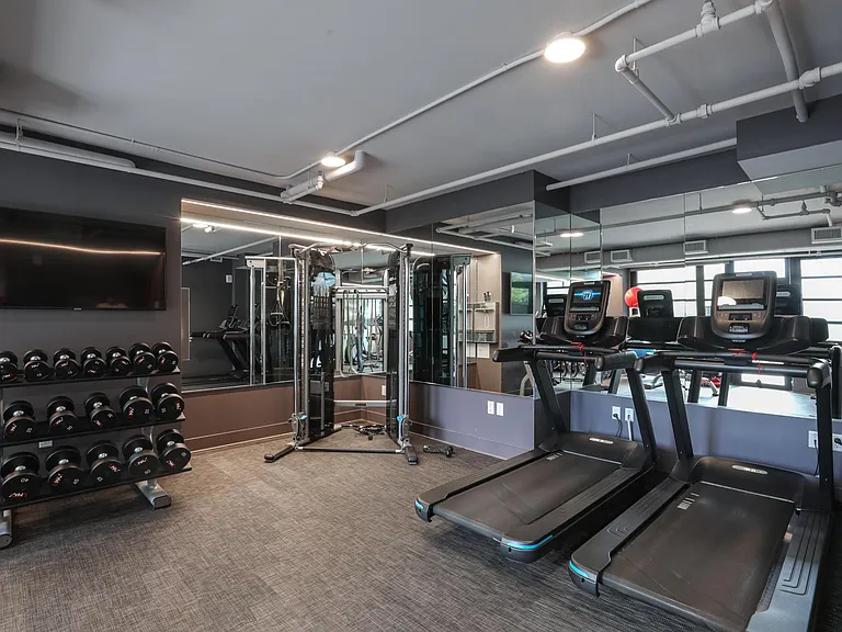 Building's fitness center