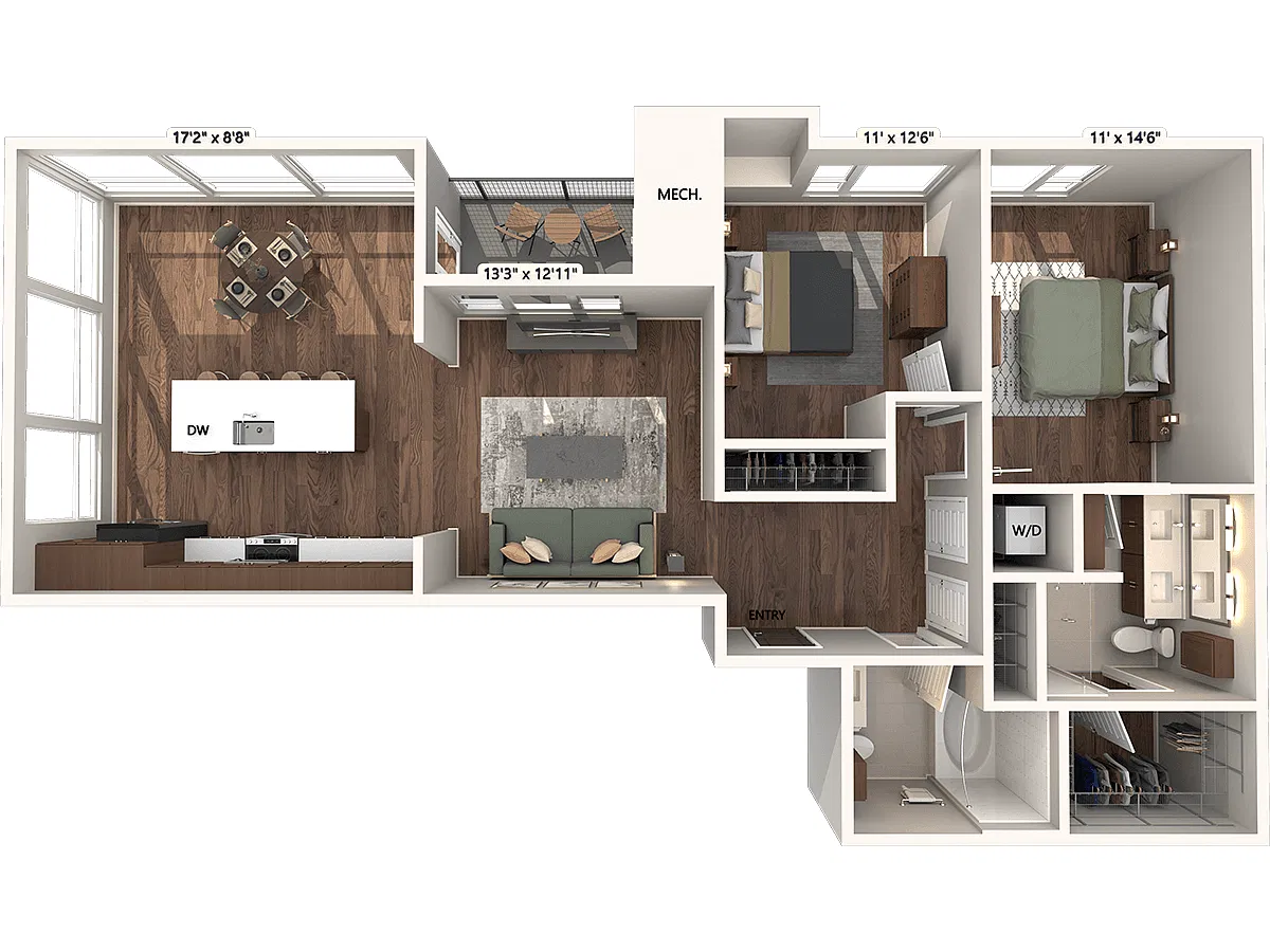 Floor plan B4 - Finish Package 1