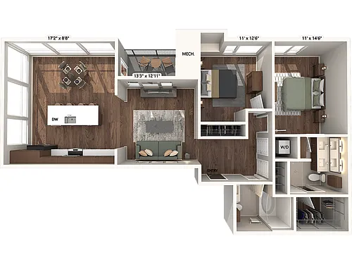 Floor plan B4 - Finish Package 1